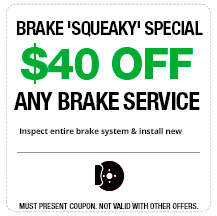 $40 % Off Brake Special